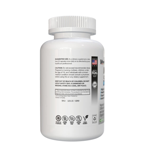 Vitaminer Complexo 5 Magnésio Aquamin® 500mg - 60 Cápsulas - Image 2